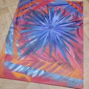 Original Artwork * Abstract Painting * Acrylic on Canvas Panel board * 9"×12" ☮️